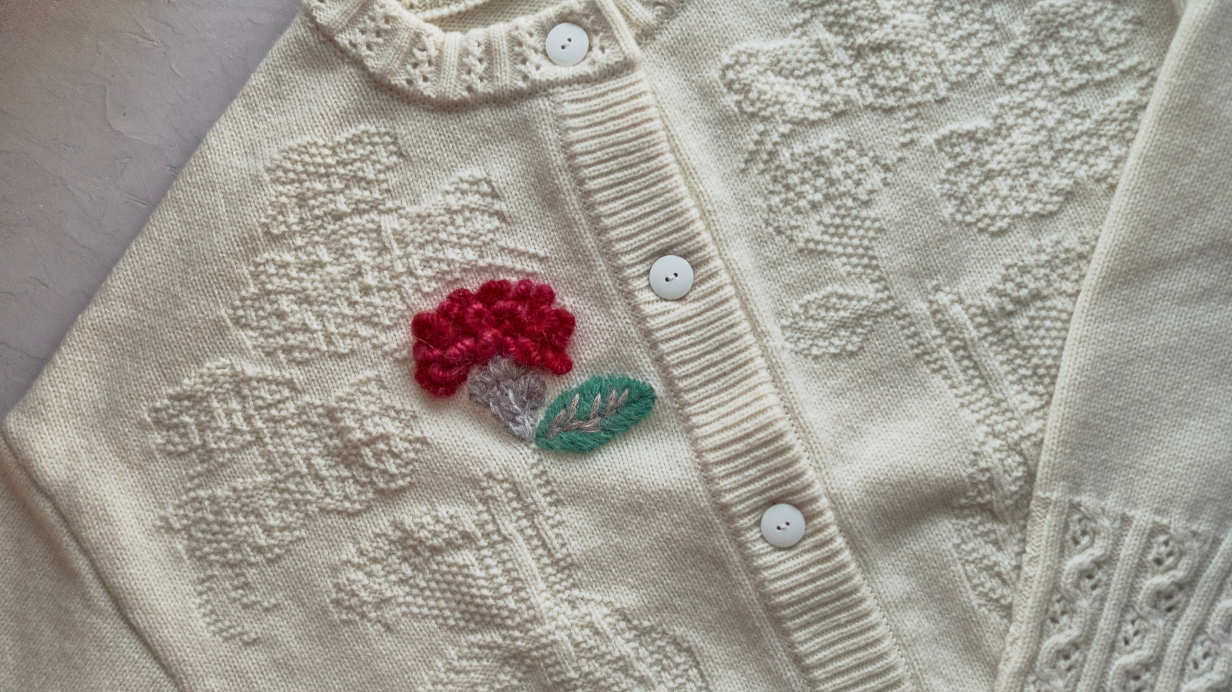 【WSW 3月14㈯-15日㈰】muucの毛糸で描く花の刺繍ワークショップ