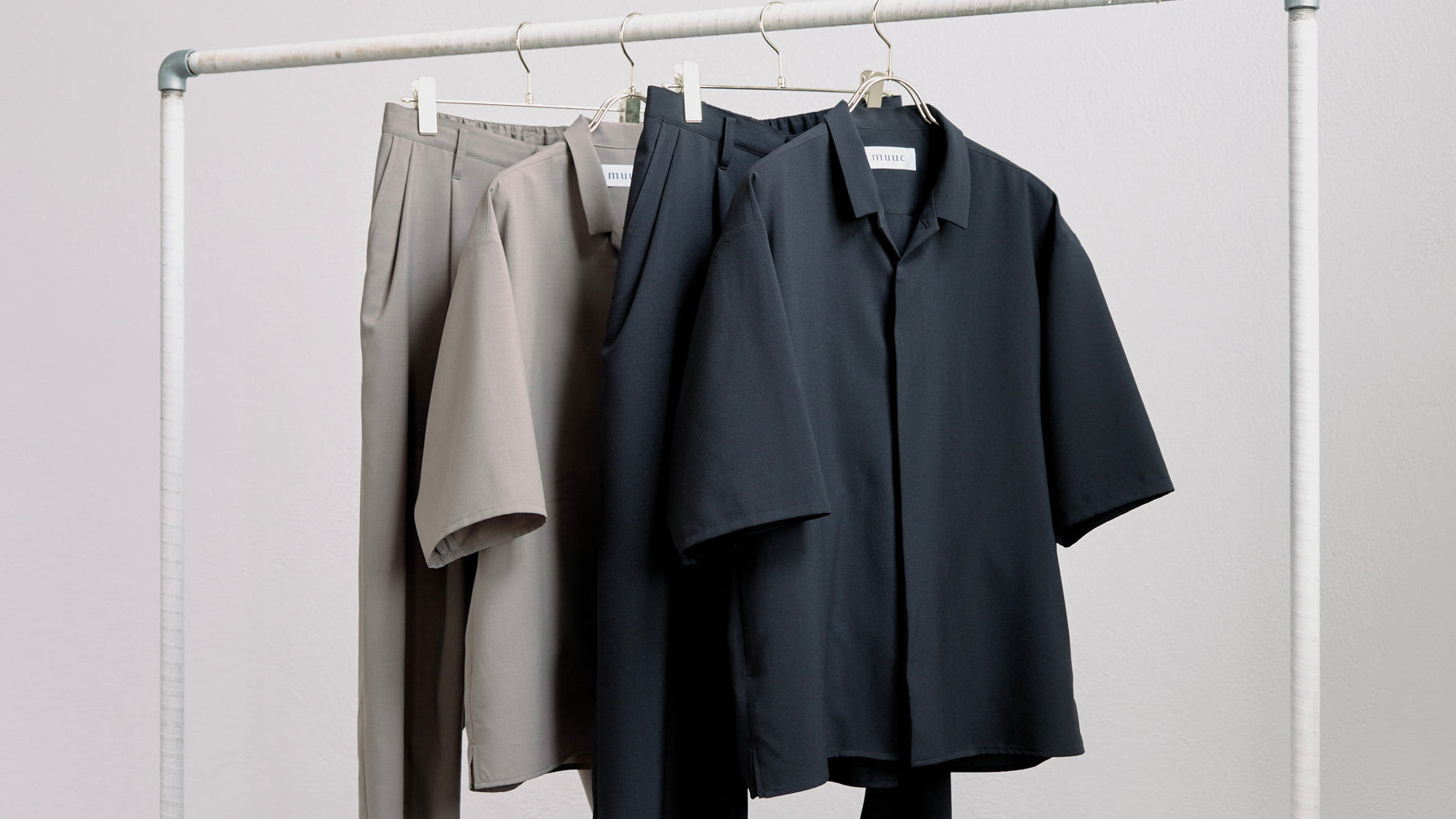『半袖ミニマルセットアップ』軽くて涼しい大人の機能服のご案内