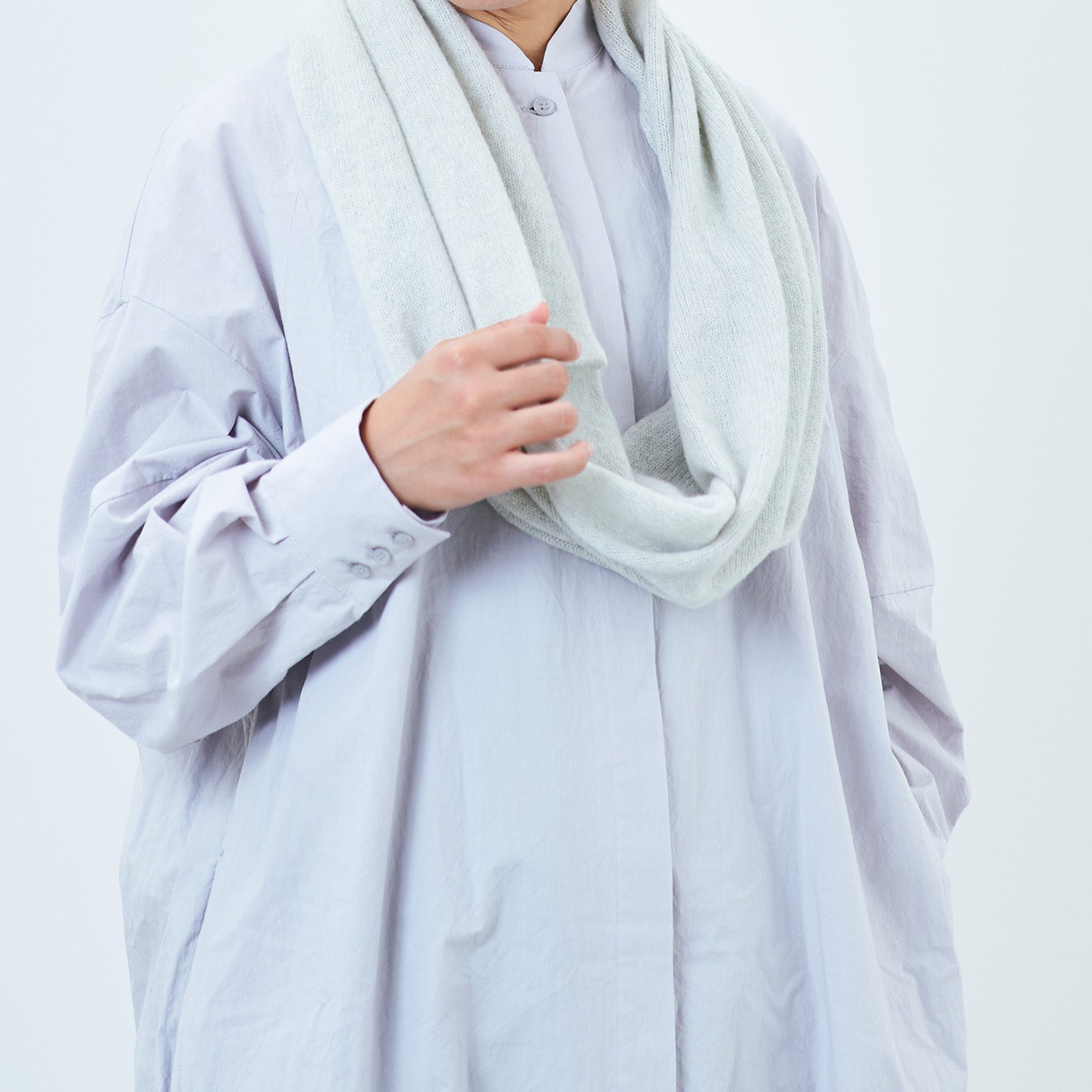 カシミヤ100%のスヌード(CAA-044)