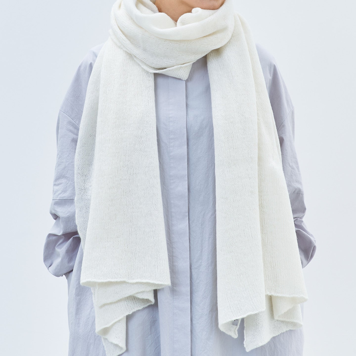 カシミヤ100%の大判ストール(CAA-020)