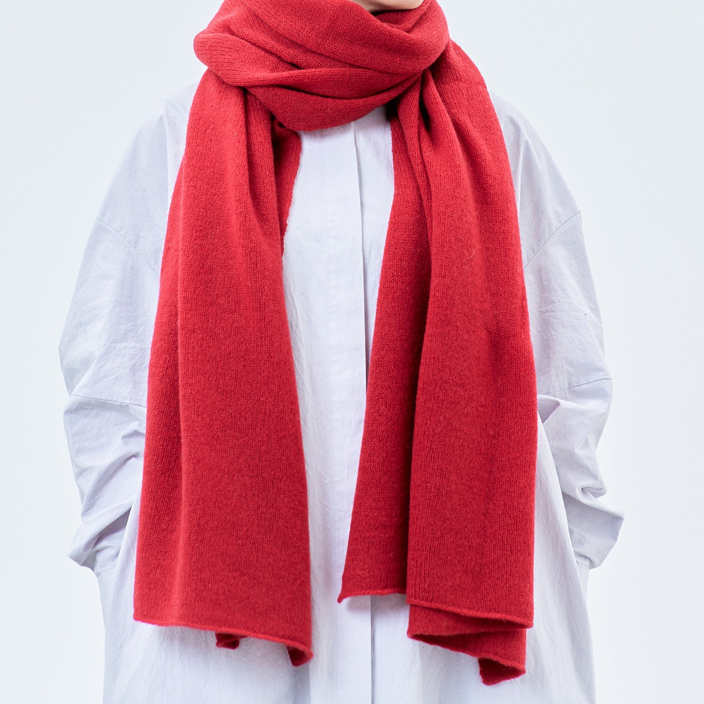 カシミヤ100%の大判ストール(CAA-020)