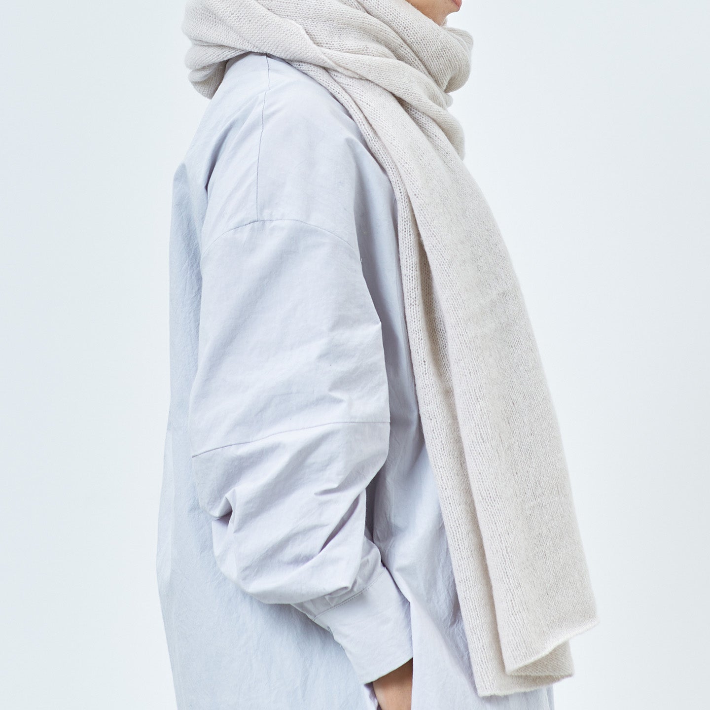 カシミヤ100%の大判ストール(CAA-020)