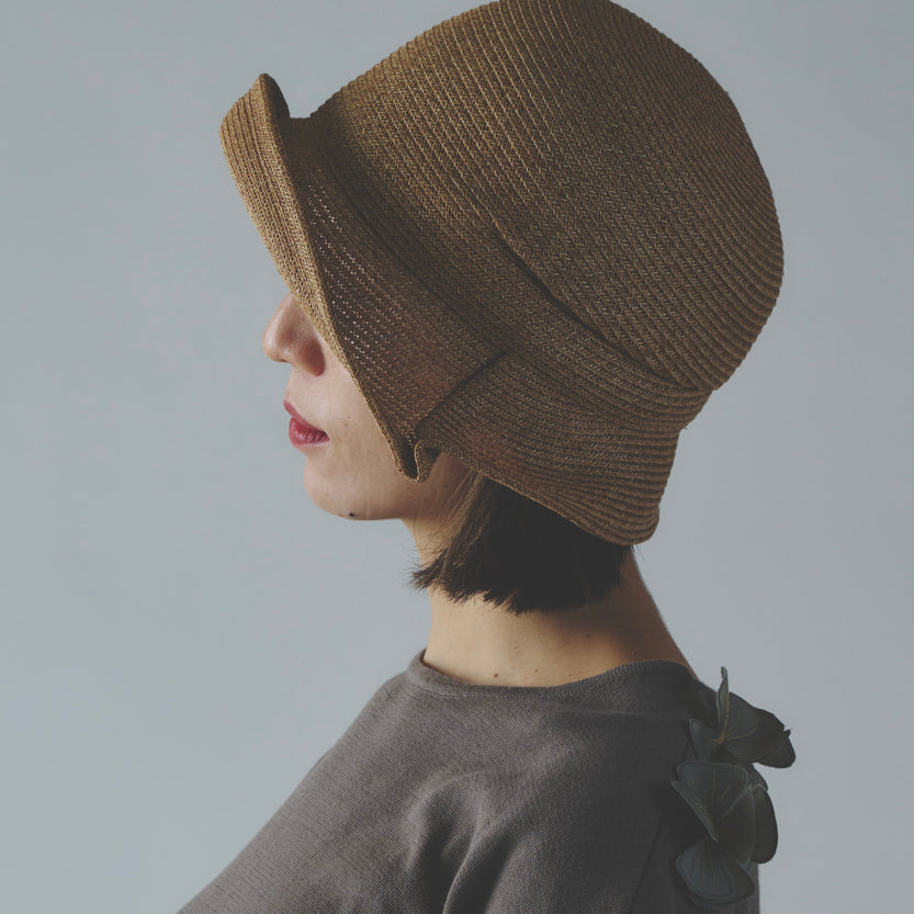 UV紫外線防止加工・サイドにタックが入った帽子 (HAT01)