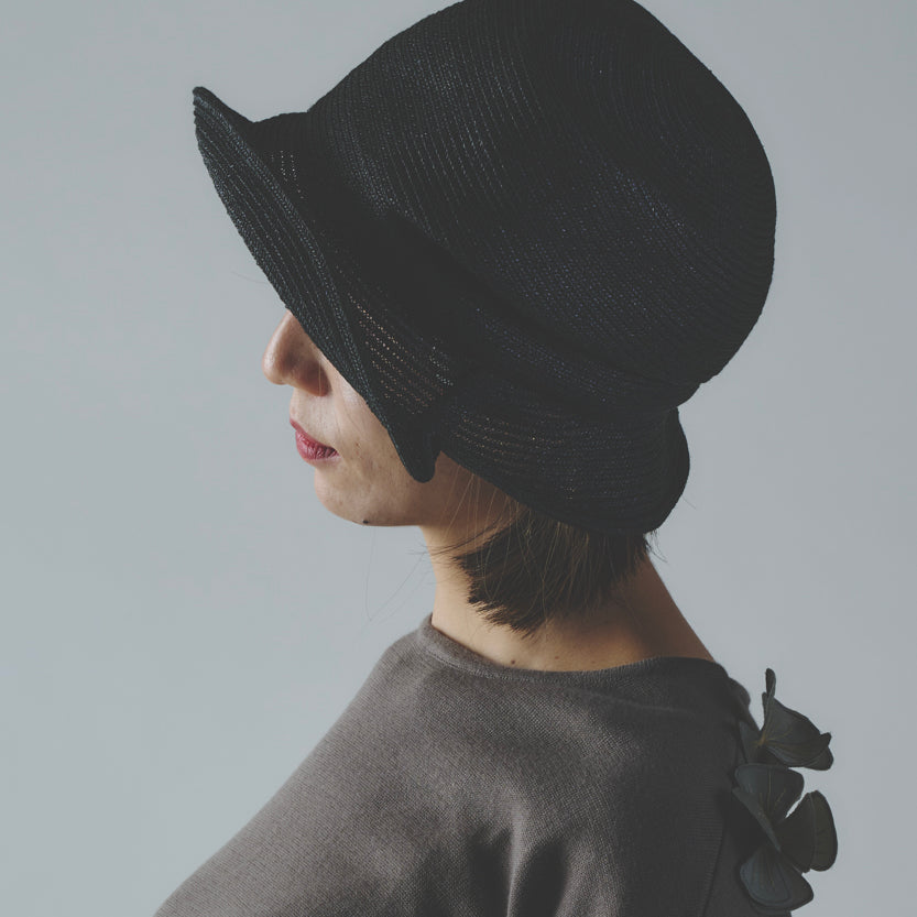 UV紫外線防止加工・サイドにタックが入った帽子 (HAT01)