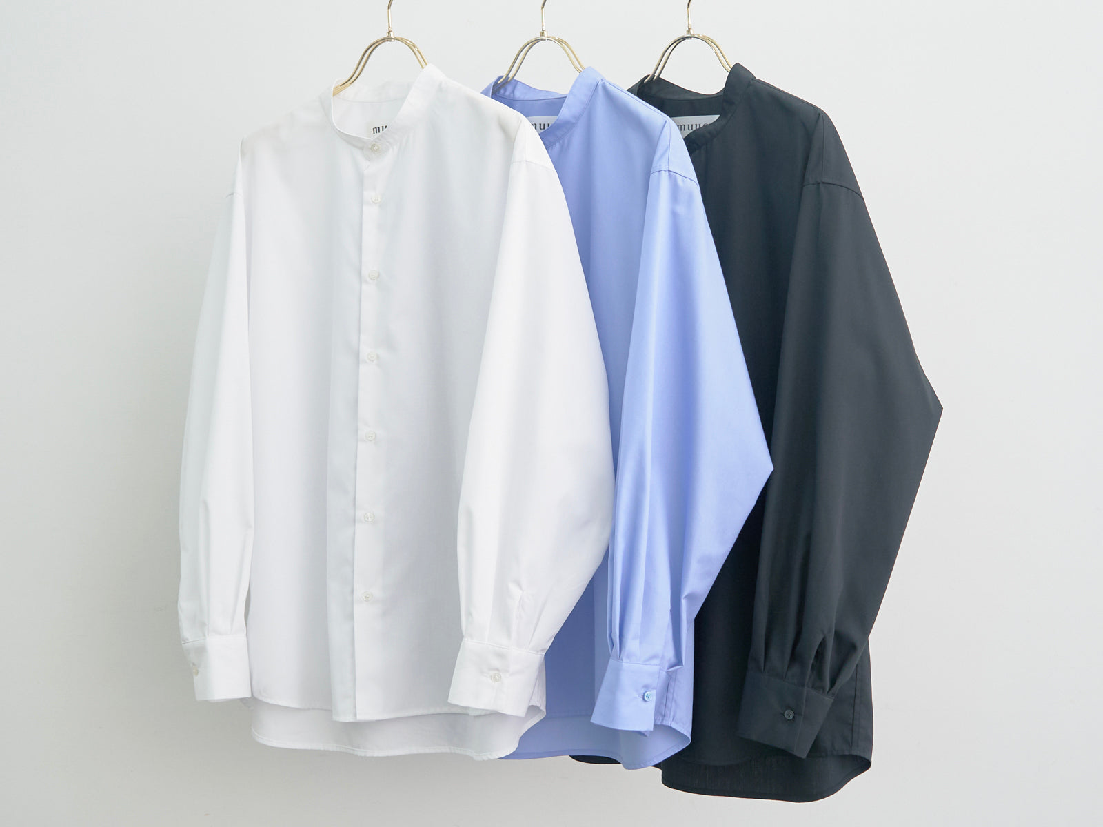 【10月22日10時〜】洗えてシワになりにくい、大人のスタンドカラーシャツをMakuakeで先行販売