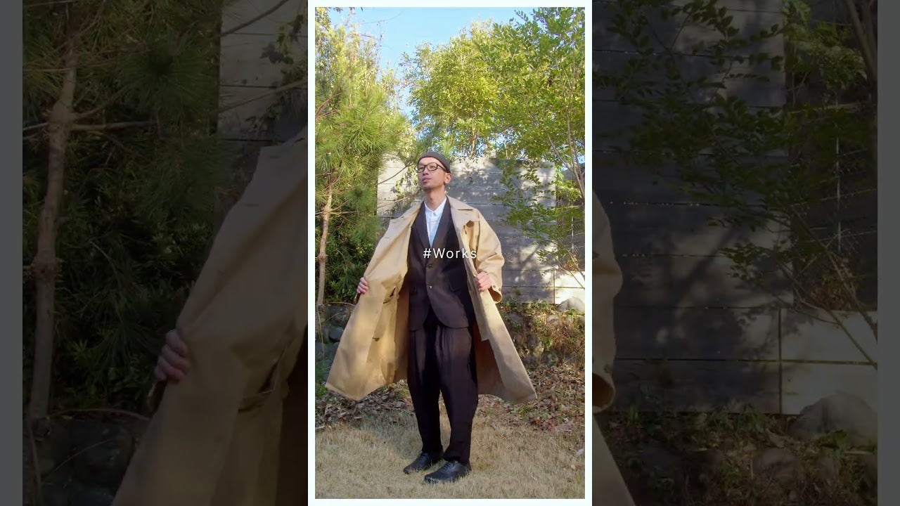 応援購入は2月8日まで！｢花粉シールドコート｣の機能&スタイリング紹介の動画をつくりました！