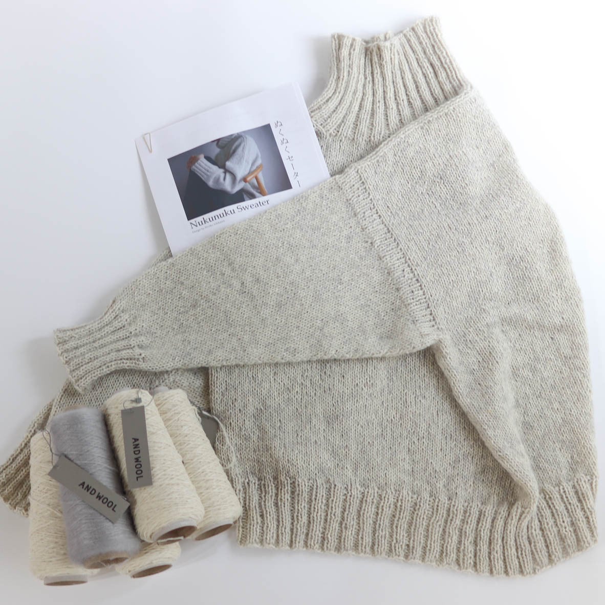 NORIKO ICHIKAWA】Nukunuku Sweater ぬくぬくセーター 日本語文章