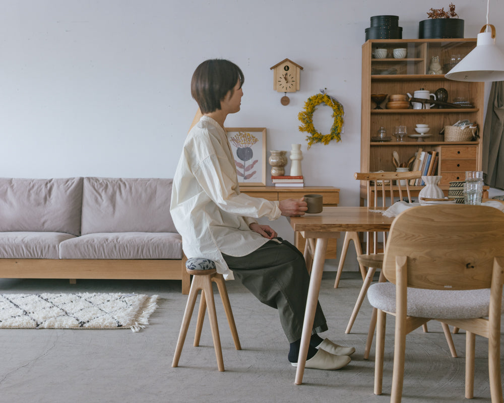 cocochi × muuc 立体刺繍スツール – WOOL STUDIO