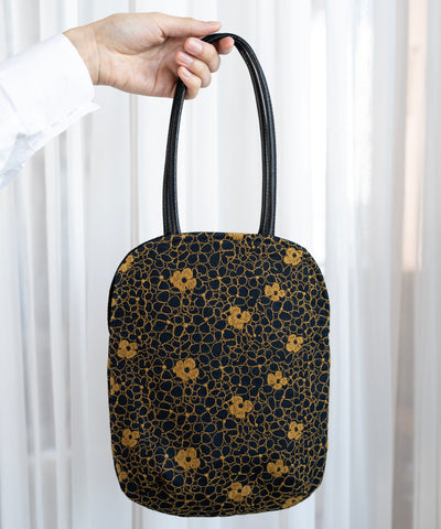 紫陽花刺繍 miniバッグ (bag041)