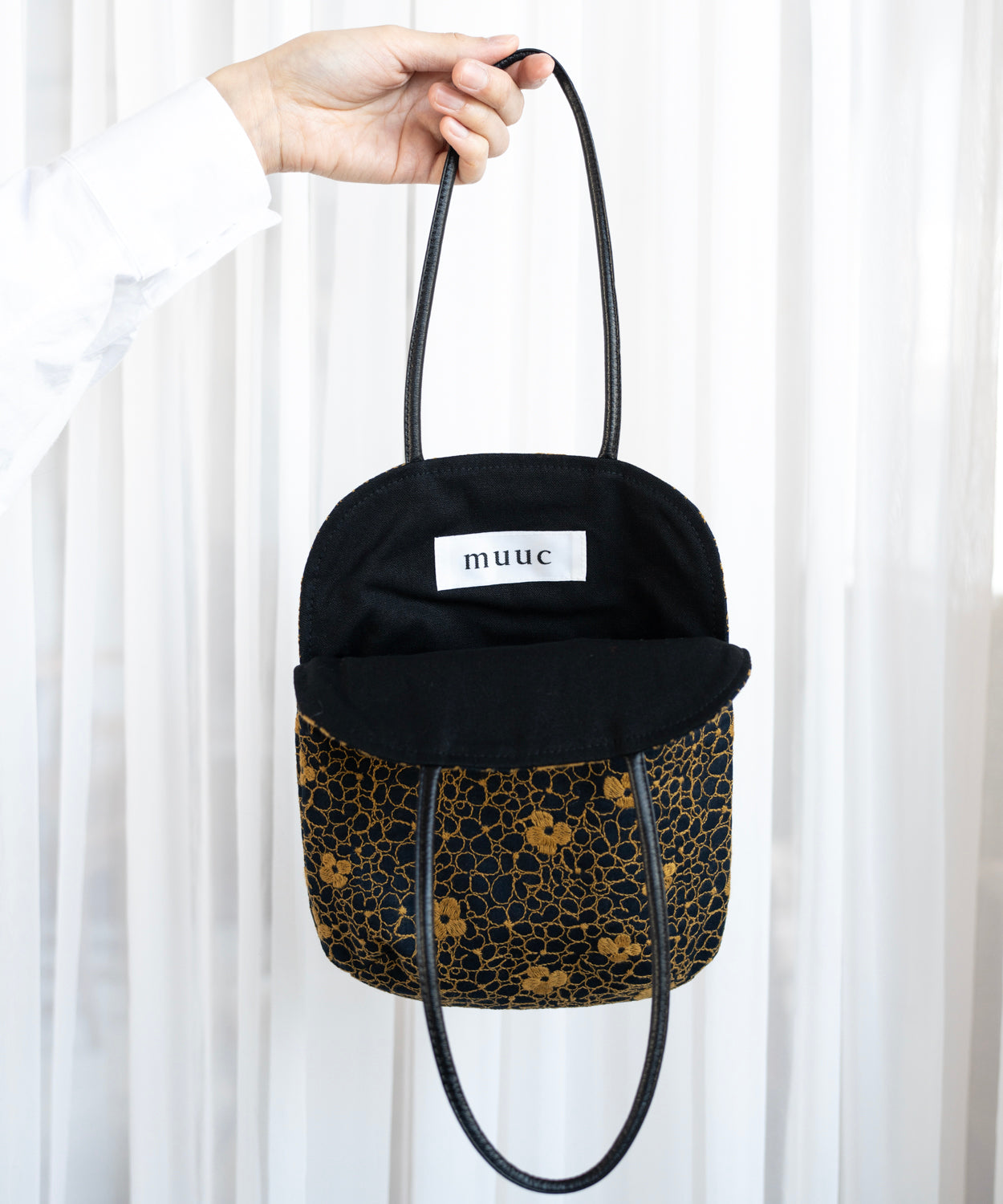 紫陽花刺繍 miniバッグ (bag041) – WOOL STUDIO