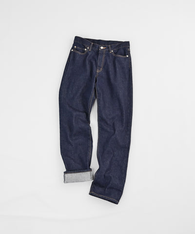 〈国産デニム〉〈S-XLサイズ展開〉〈ストレッチ素材〉〈ワンウォッシュで柔らかく軽い〉ストレートシルエットのジーンズパンツ (muf327)