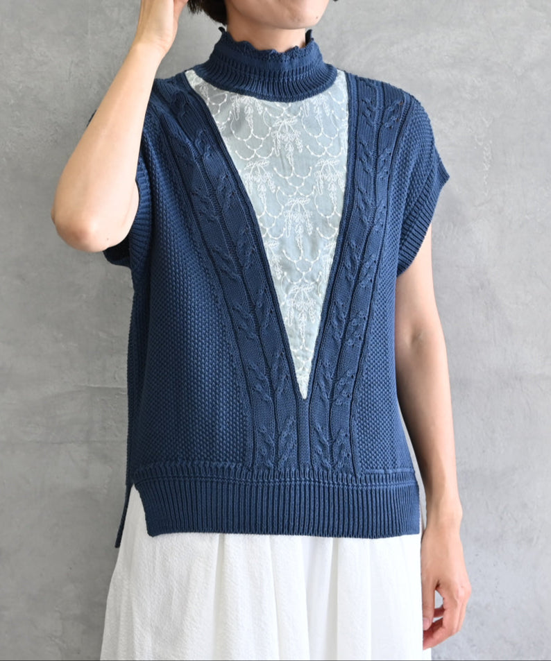 refomed リフォメットコットンニットベストドライタッチ