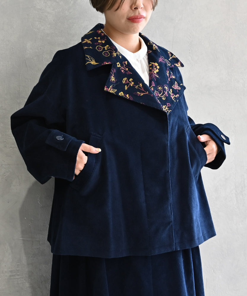 コーデュロイ花刺繍 – WOOL STUDIO