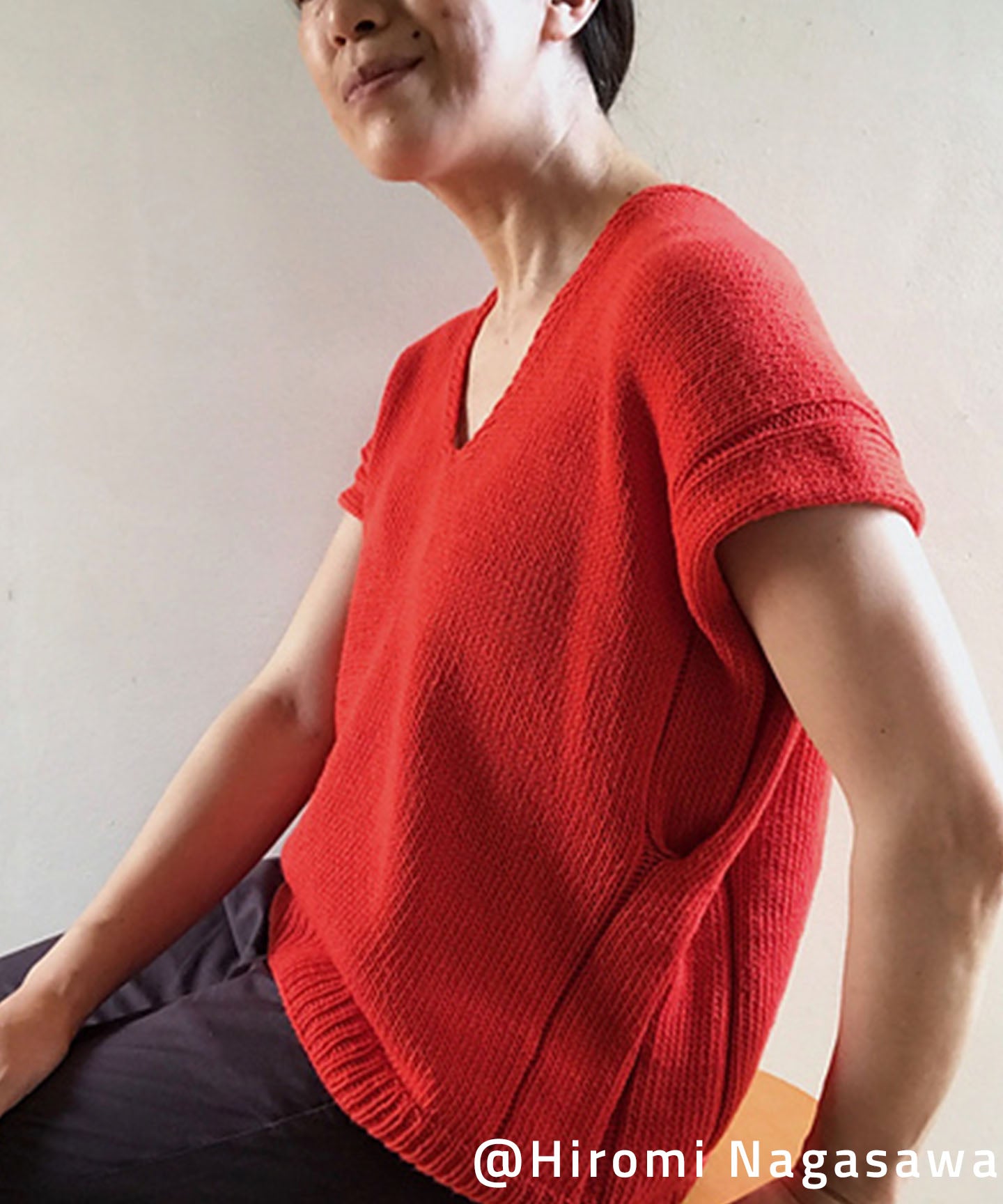 Hiromi Nagasawa】Loop tee ループティー 日本語文章パターン【PDF データ編み図】 – WOOL STUDIO