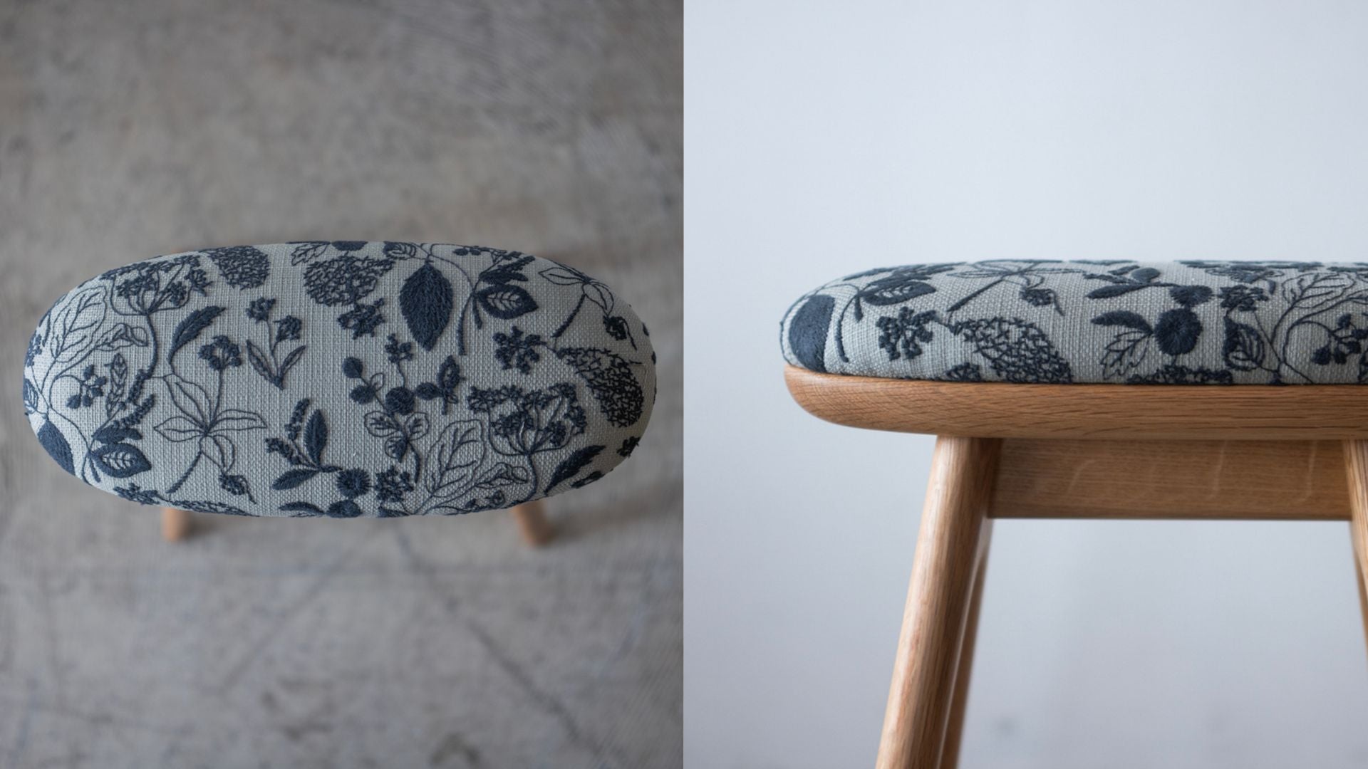cocochi × muuc 立体刺繍スツール – WOOL STUDIO
