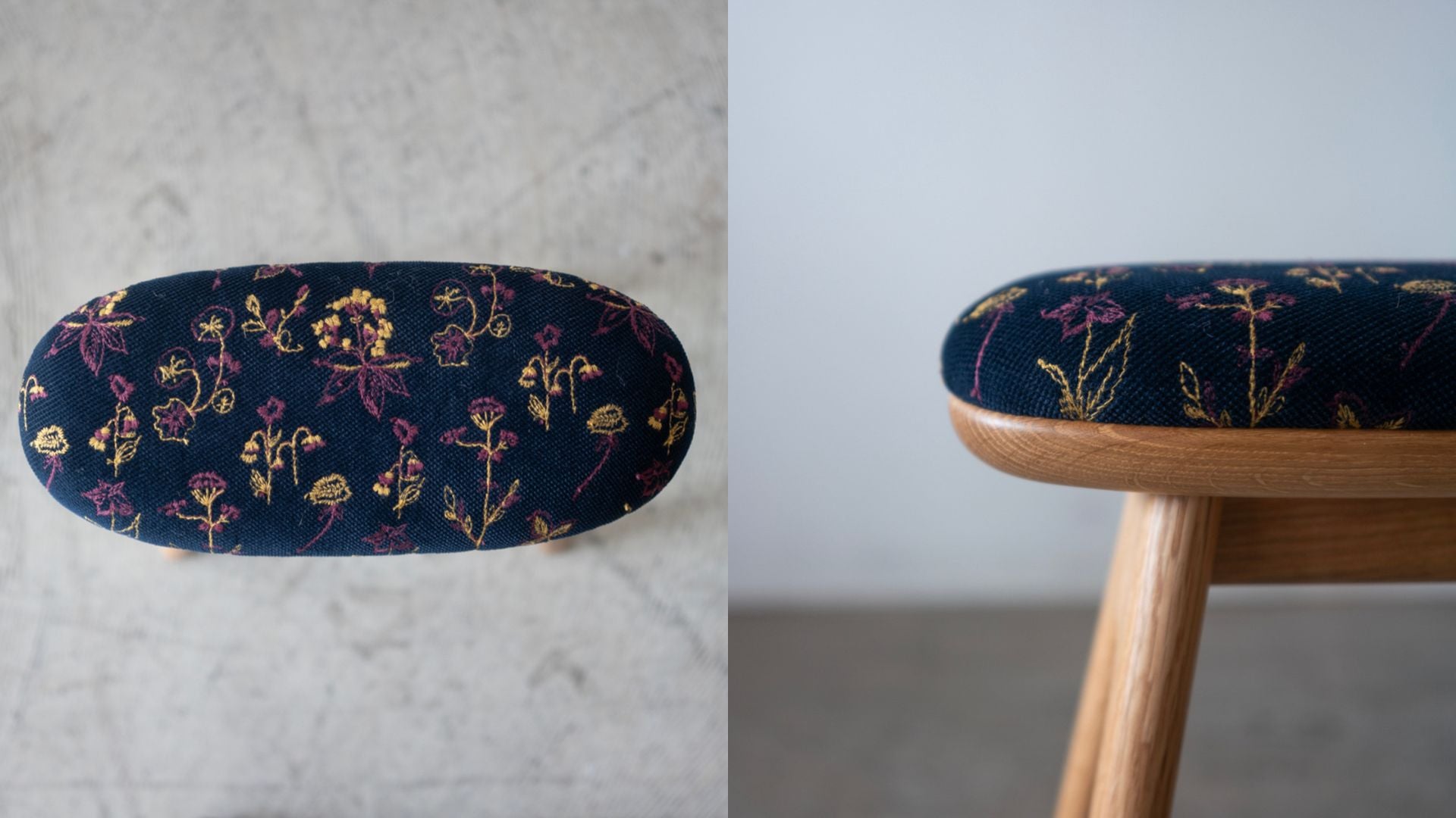 cocochi × muuc 立体刺繍スツール – WOOL STUDIO