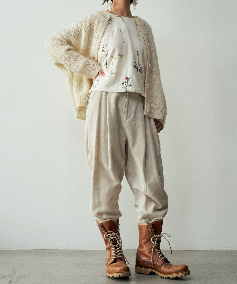 ベルルッティ　リネンパンツ リネンウールスラックスパンツ (mug311)〈コットン裏地付き〉 – WOOL